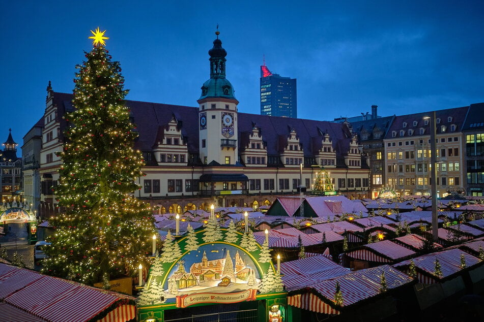 Rund 300 Stände werden dieses Jahr auf dem Leipziger Weihnachtsmarkt zu finden sein.