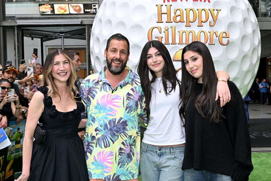 Die gesamte Sandler-Familie spielt in dem Golf-Film mit.