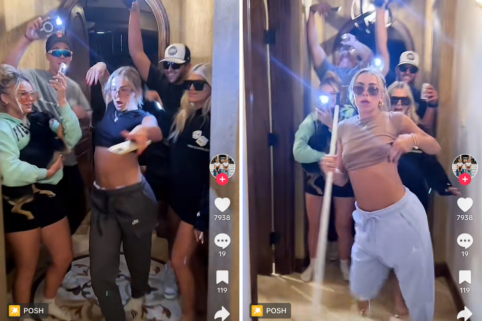 In a new viral TikTok video, Haley and Hanna Cavinder wowed their millions of TikTok fans with a cool twin trick that left fans shook.