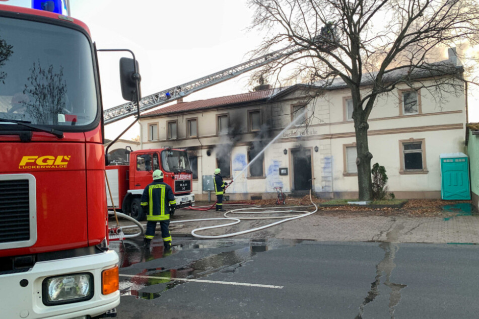 In der alten Dorfkneipe in Pömmelte ist es am Mittwochnachmittag zu einem Brand gekommen.