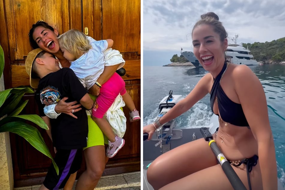 "So Angst!": Sarah Engels staunt im Yacht-Urlaub über Alessio und Solea