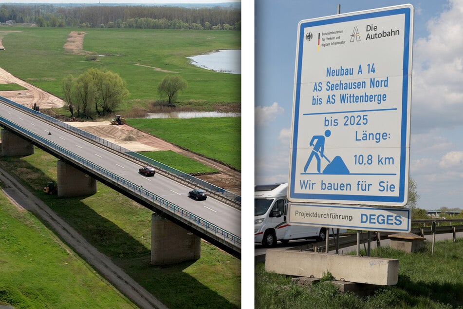 A14-Brückenschlag über Elbe verbindet Sachsen-Anhalt und Brandenburg