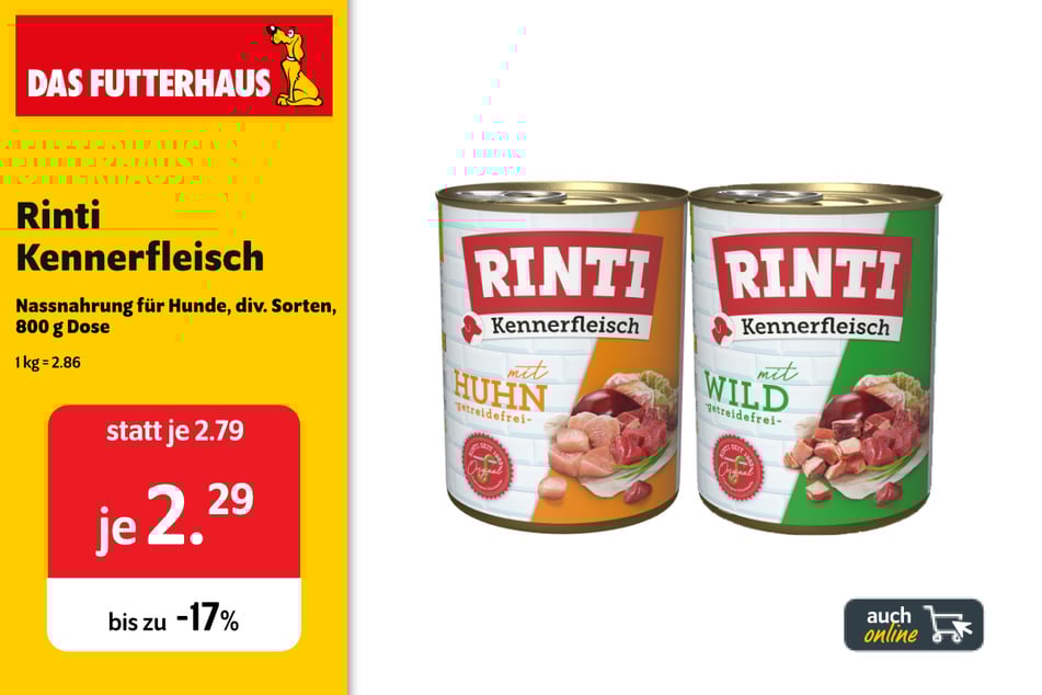 Rinti Kennerfleisch Nassnahrung für Hunde