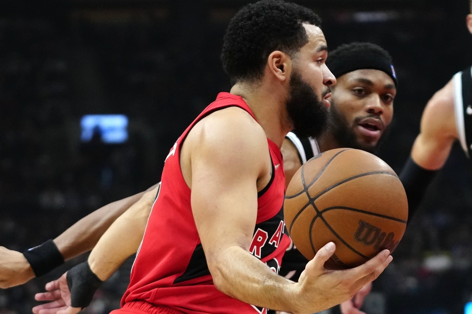 Raptors guard Fred VanVleet had 32 points against the Sixers on Thursday night.