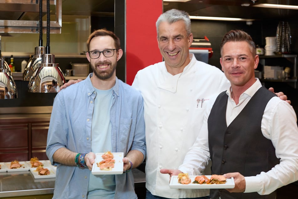 Förderung des Berufsnachwuchses: Vereins-Chef Edward Bletzoe (34), Gastwirt Gerd Kastenmeier (57) und Selgros-Geschäftsleiter Philipp Steinhoff (38).