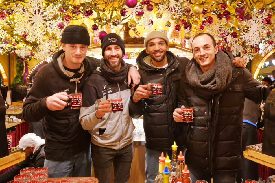 Finn Delany, Adrian Ariza Medina, Deane Williams, Karsten Tadda (v.l.)