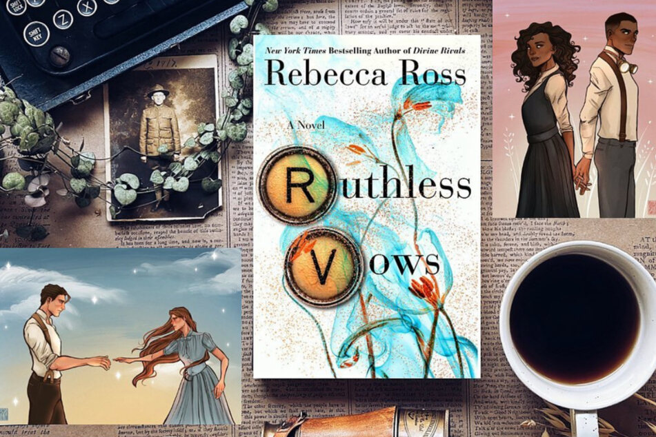 Ruthless Vows is the sequel to Divine Rivals by Rebecca Ross.