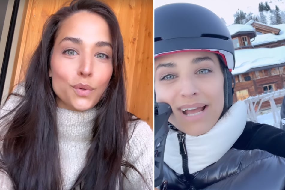 Amira Pocher (31) hat ihre Wahlheimat Köln für einen Skiurlaub in Österreich hinter sich gelassen.