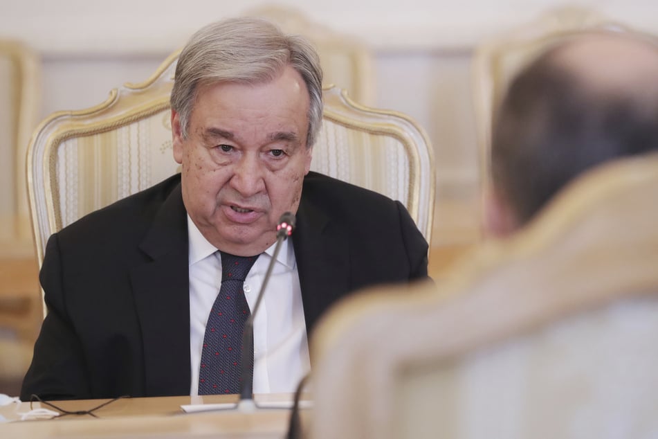 UN-Generalsekretär António Guterres (72) ist zu Gesprächen nach Moskau gereist.