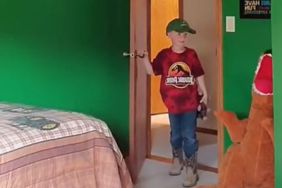 Eric Lynner's son wasn't thrilled when he saw his new room.