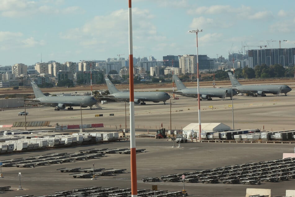 Auf dem Ben-Gurion-Flughafen in Tel Aviv hätten weitere US-Tankflugzeuge möglicherweise für Einschränkungen um Flugverkehr gesorgt.