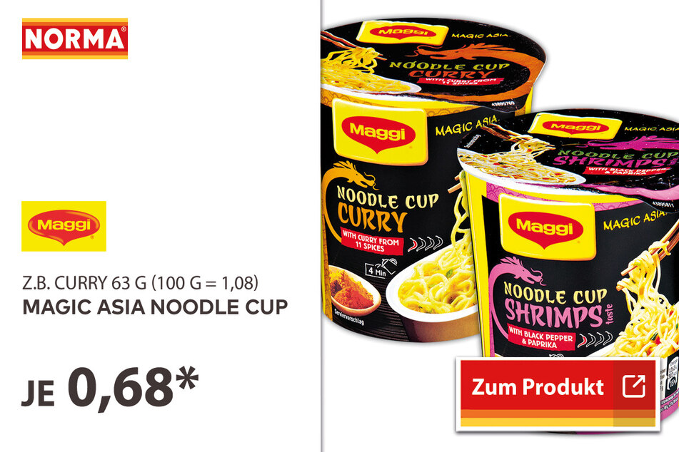 Magic Asia Noodle Cup für 0,68 Euro.