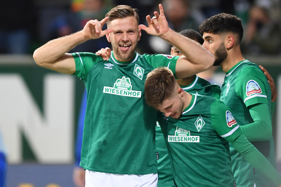 Niclas Füllkrug erzielte den entscheidenden Treffer zum 1:0-Endstand für den SV Werder Bremen gegen Darmstadt 98.