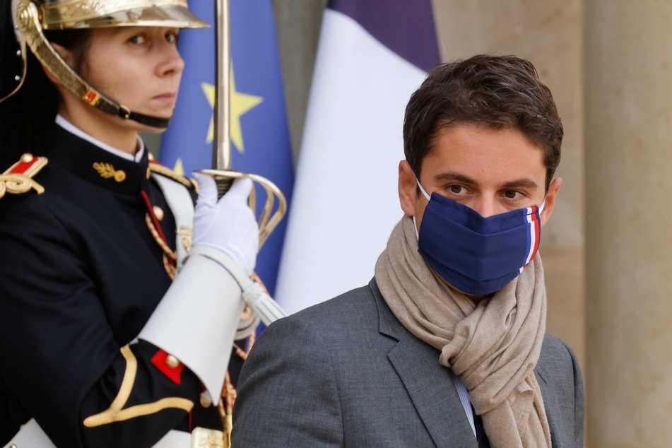 Der französische Regierungssprecher Gabriel Attal (31).