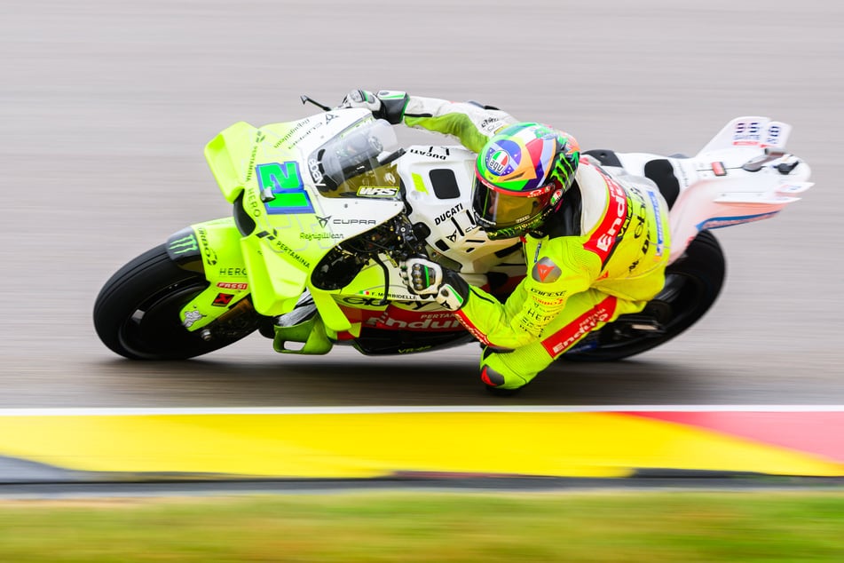 Franco Morbidelli (30) verletzte sich beim Sturz beim Sprintrennen am gestrigen Samstag.
