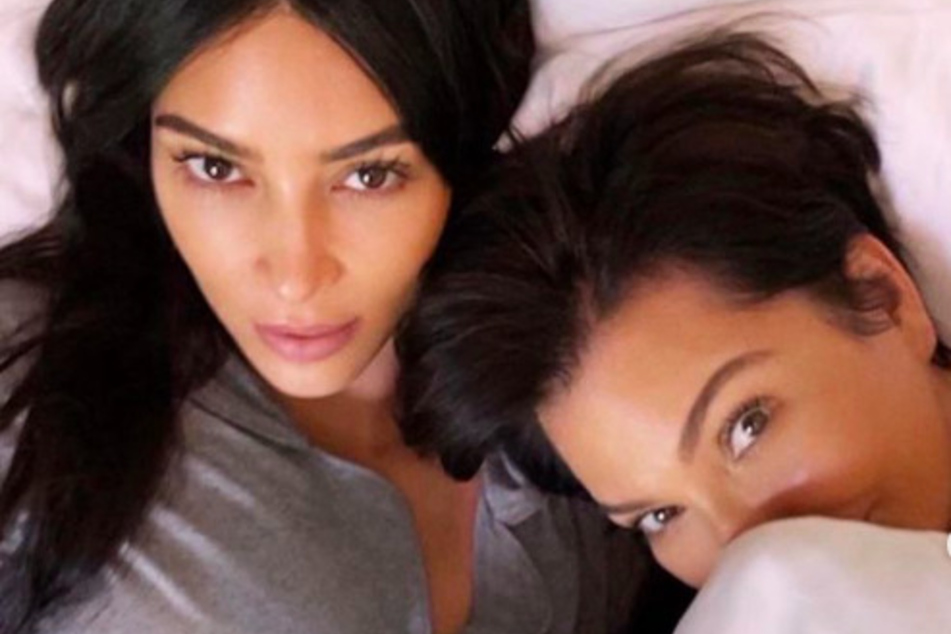 Kim Karshashian (l) and mom Kris Jenner are not spilling their secrets...yet!