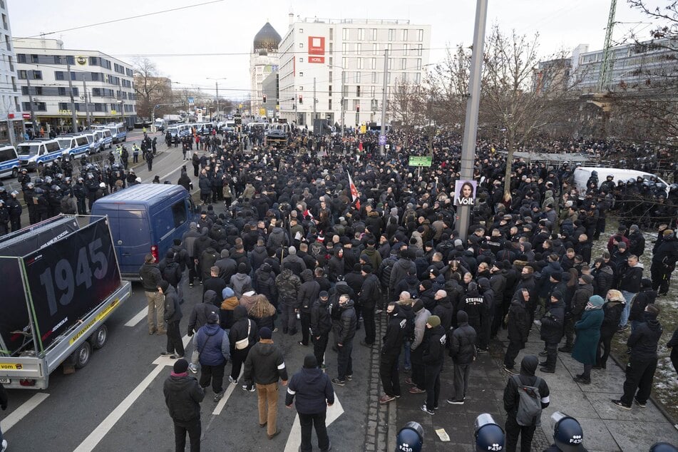 Rund 3000 Personen konnte die Neonazi-Szene nach Dresden mobilisieren.