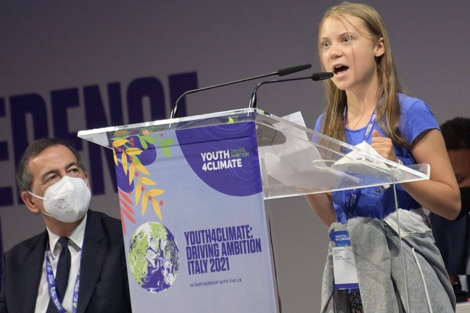Greta Thunberg says she only hears "blah blah blah" from politicians on climate crisis