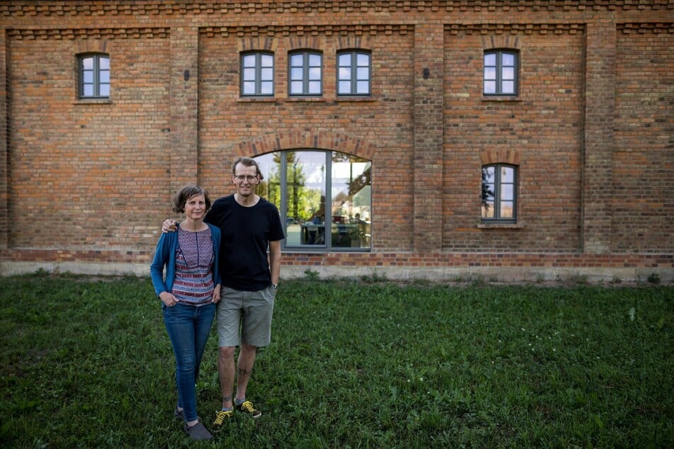 Landschaftsarchitektin Ina Zwätz (43) und ihr Partner Jens Naumann (48).