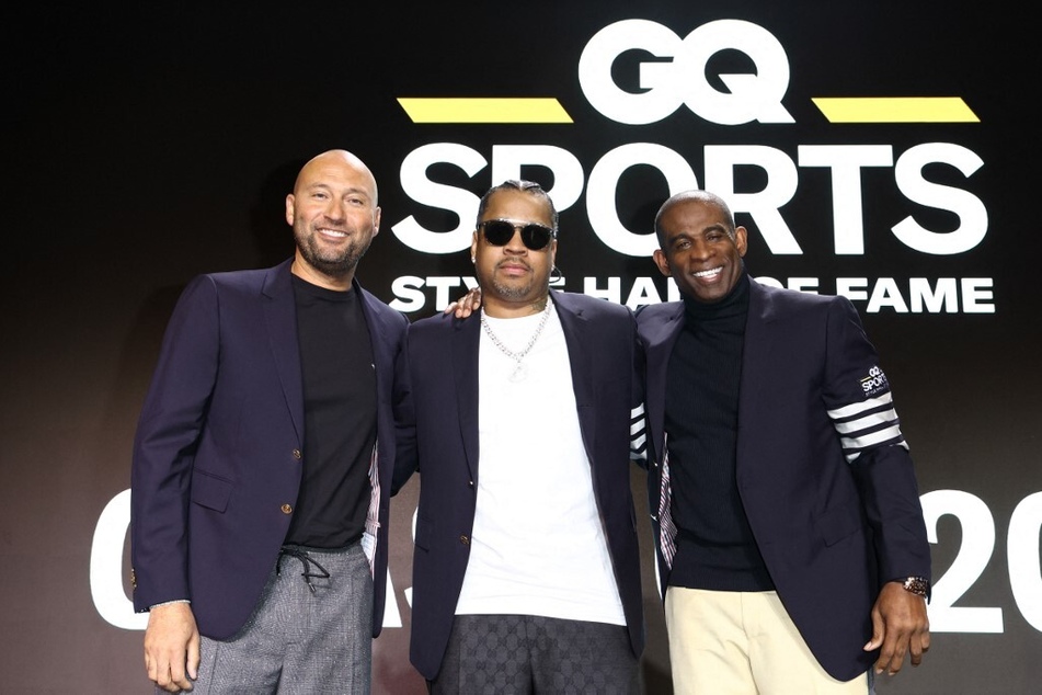 On Saturday, Derek Jeter, Allen Iverson, and Deion Sanders made history as the first inductees of the GQ Sports Style Hall of Fame for their contributions to sports and fashion.