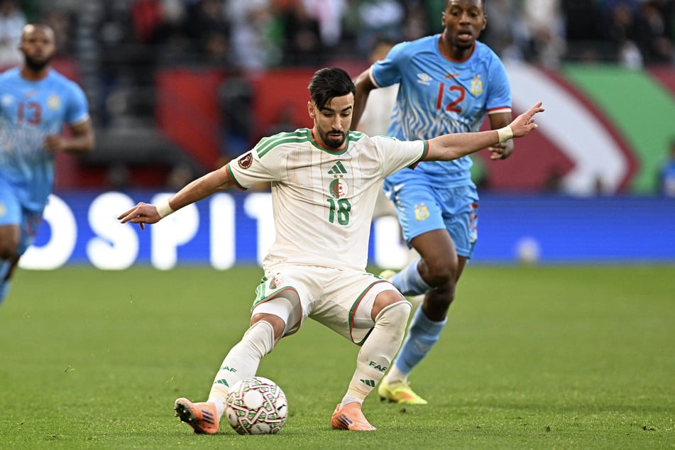 Mohamed Amoura (25) steht mit Algerien im Viertelfinale des Afrika-Cups.