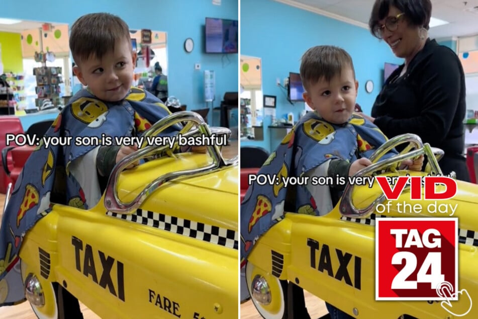 Today's Viral Video of the Day features an adorable boy's reaction to his new haircut!