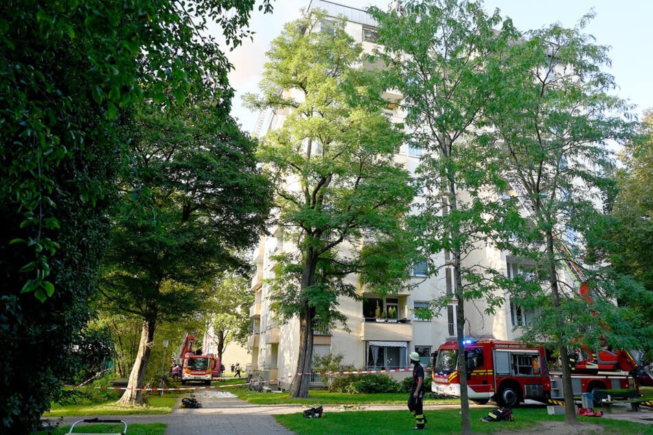 Auch am Sonntag war die Feuerwehr noch im Einsatz.