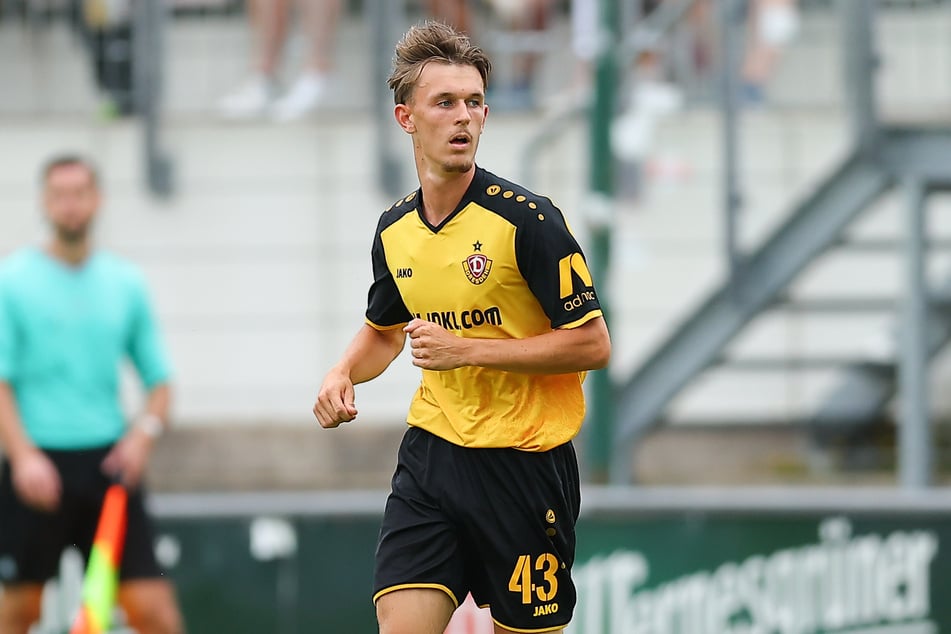 Darf künftig in der Sachsenliga ran: Dynamos Nachwuchskicker Noah Wagner (18).