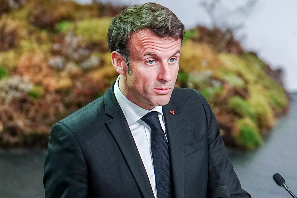 Der französische Präsident Emmanuel Macron (45).