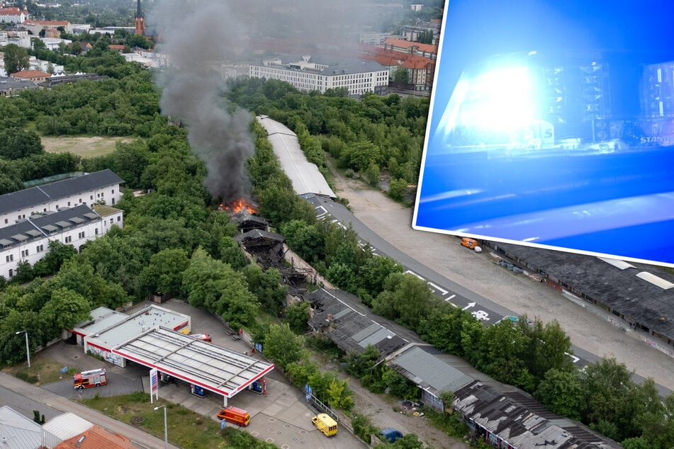 Dresden: Zeugen gesucht: Doppelte Brandstiftung am Alten Leipziger Bahnhof