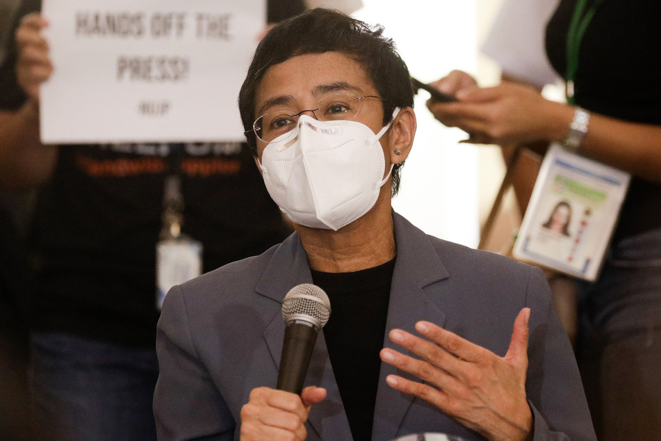 Die regierungskritische philippinische Journalistin Maria Ressa (56). (Archivbild)