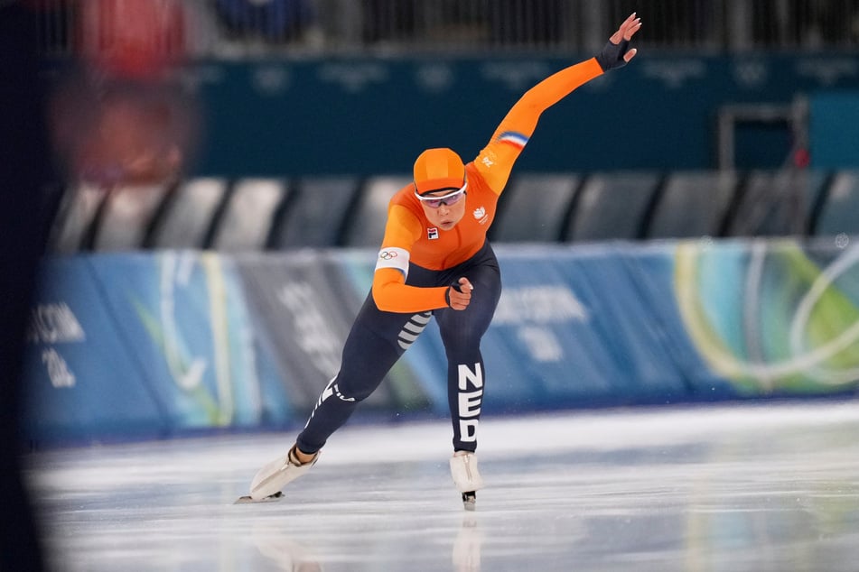 Jutta Leerdam (27) holte bei den Winterspielen Gold über 1000 Meter sowie Silber über 500 Meter.