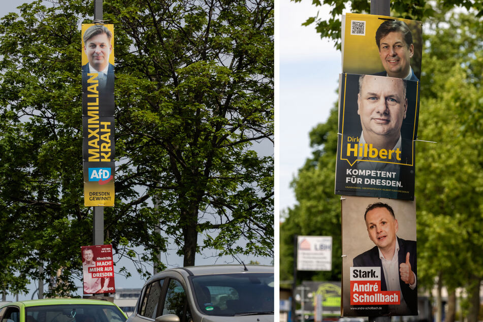 Dutzende Wahlplakate in Sachsen zerstört: Diese Partei hat es am meisten getroffen