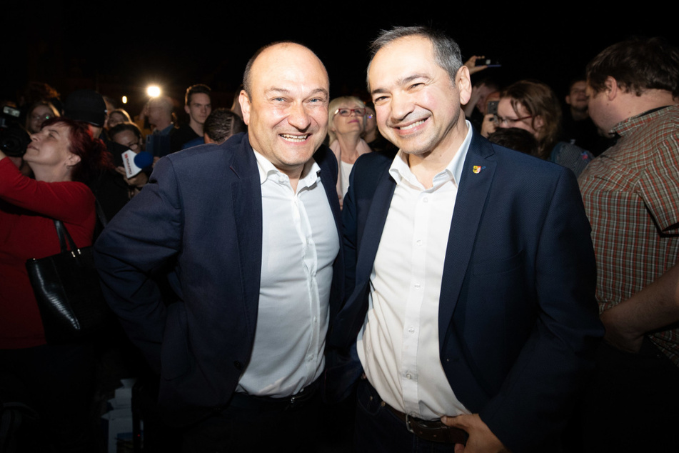 Octavian Ursu (CDU, re.) und Rafal Gronicz.