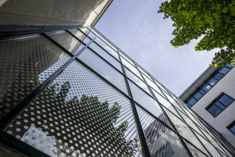 Mit Punkten auf der Glasfläche wie am alten Technischen Rathaus in der Annaberger Straße werden Fassaden vogelsicher.