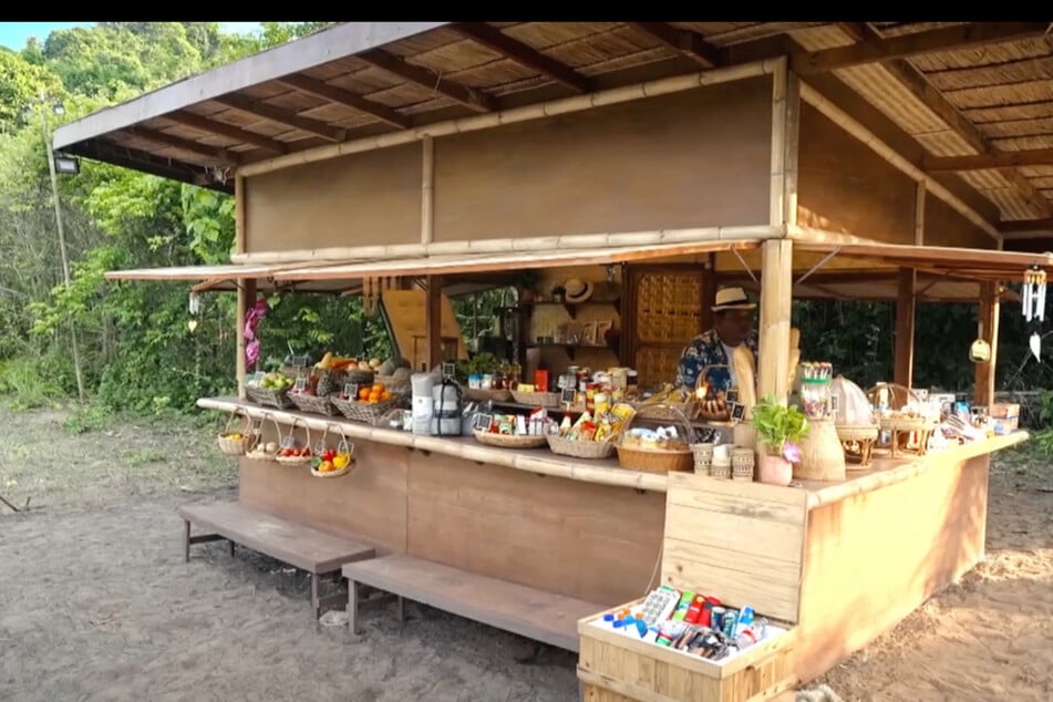 Im Beach Shop können die Bewohner nicht nur Essen, sondern auch kühle Getränke und Töpfe kaufen.