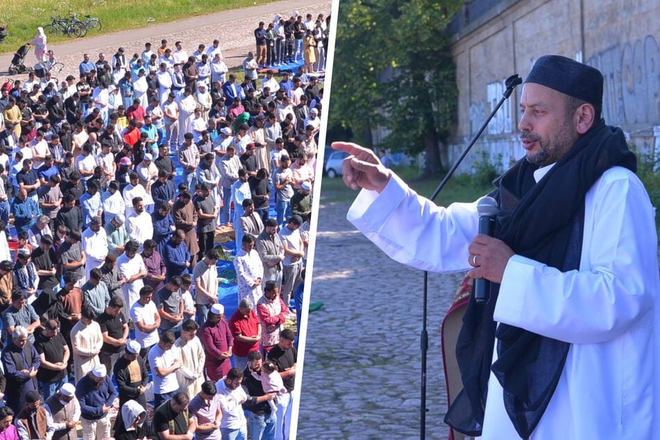 Dresden: Anwohner in Dresden irritiert: Laute Gebetsrufe am Elbufer