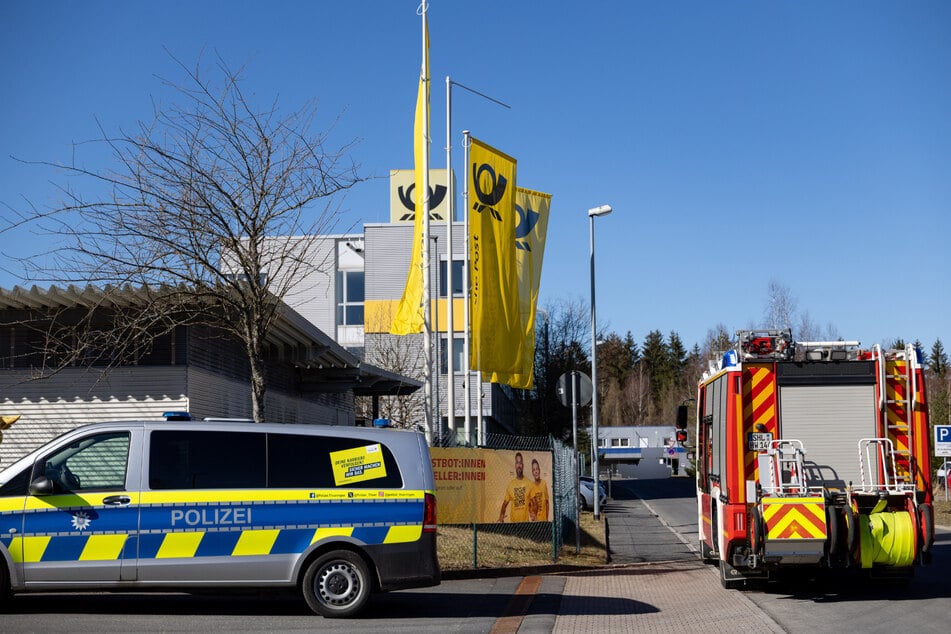 Polizei und Feuerwehr waren in Suhl im Einsatz.