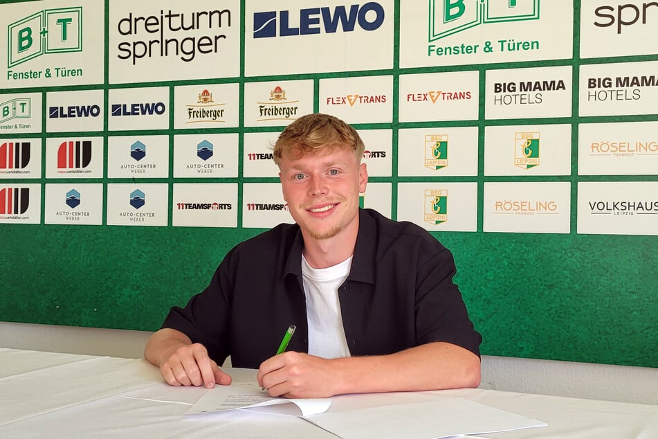 Neu bei Chemie Leipzig: Lukas Griebsch (21).