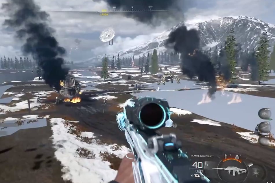 Zum Start des Spiels gab es immer wieder Probleme, wenn die Umgebung geladen werden sollte. Hier fehlt unter anderem das komplette Haus, in dem wir uns gerade befinden.