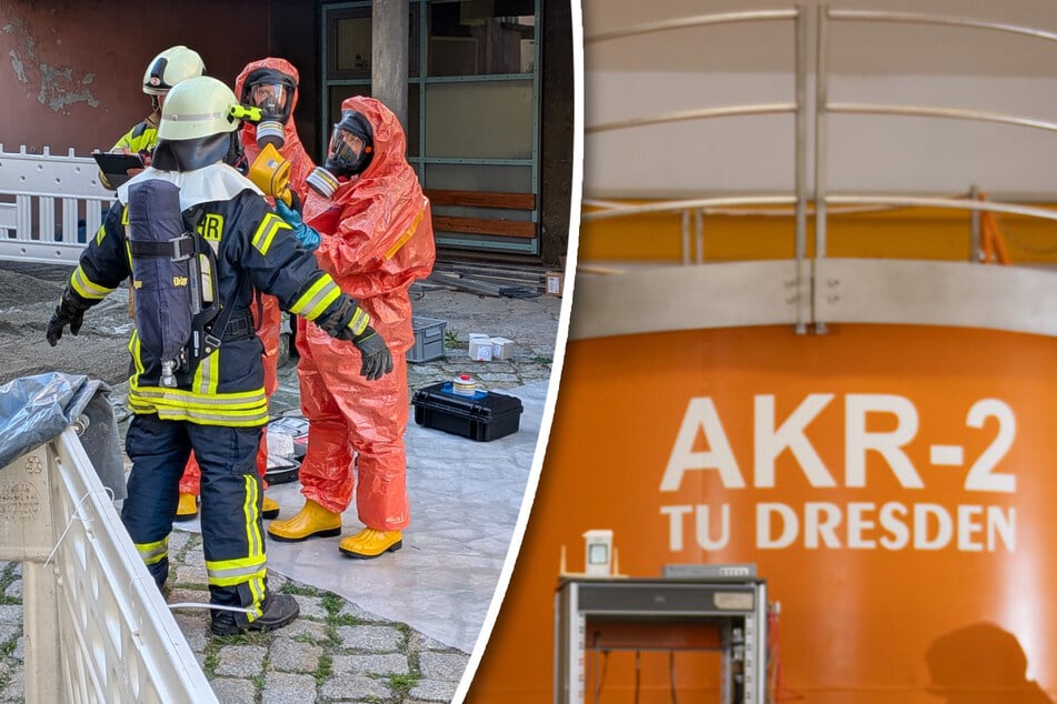 Dresden: Plötzlich Alarm: Feuerwehr-Einsatz an Kernreaktor von Dresdner Uni