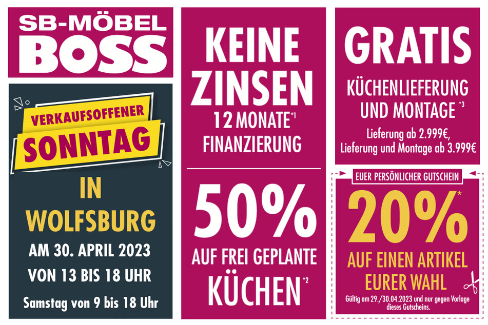 Hier klicken und Coupon für 20 Prozent auf einen Wunschartikel sichern!