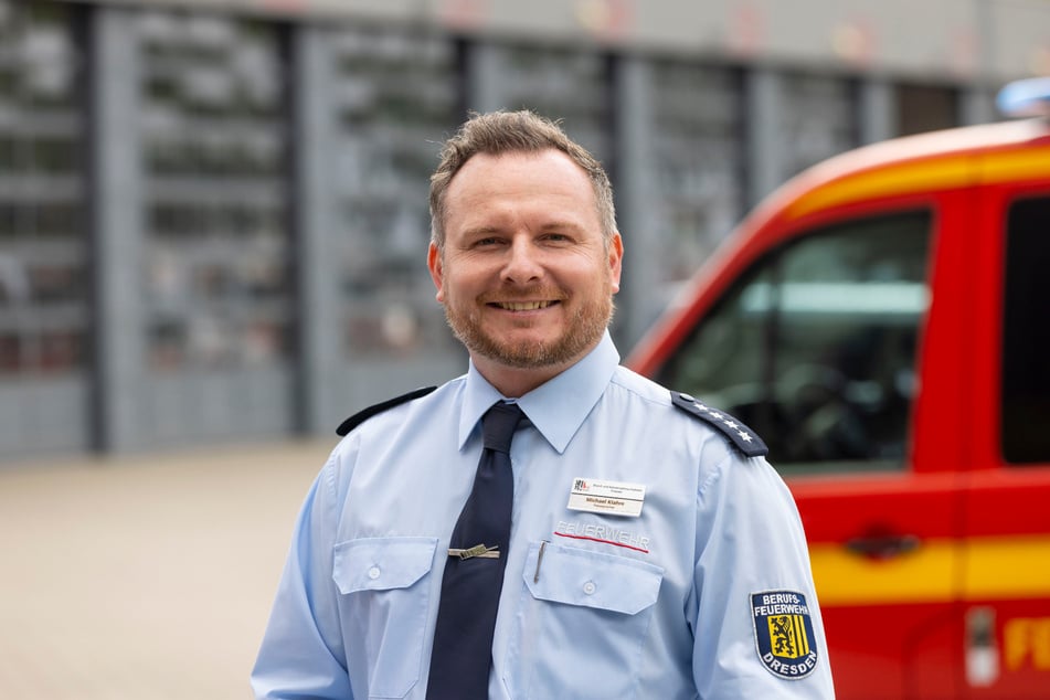 Michael Klahre, Pressesprecher der Dresdner Feuerwehr, wünscht allen Rammstein-Fans tolle Konzerte. (Archivbild)