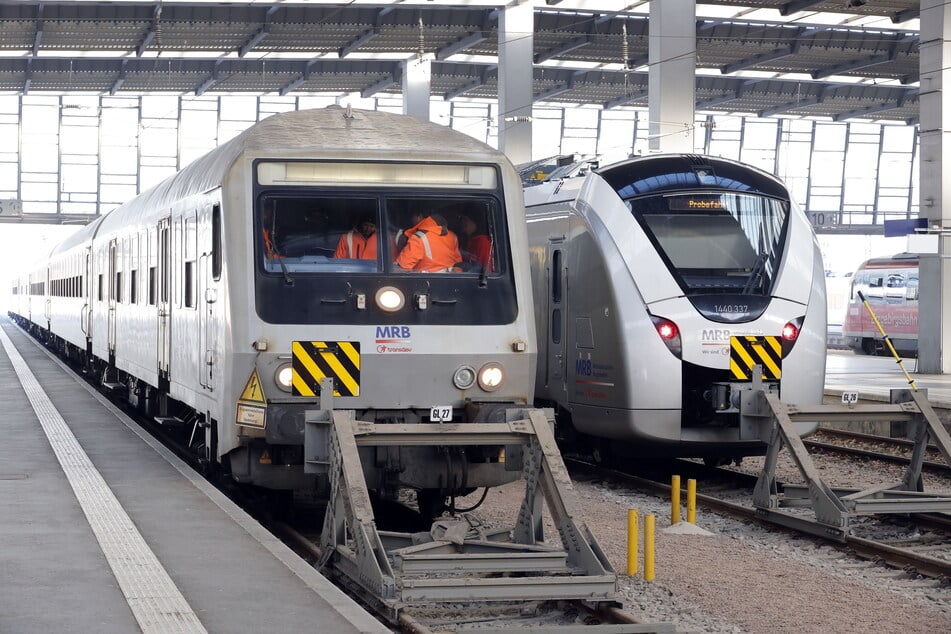 Seit Donnerstag fahren die Züge der MRB zwischen Chemnitz und Leipzig für drei Wochen wieder durchgängig.