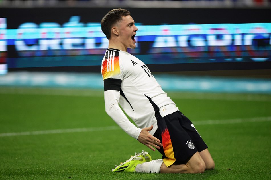 Knapp am Weltrekord vorbei: Florian Wirtz (20) traf nach acht Sekunden gegen Frankreich und leitete so den Sieg der DFB-Elf ein.