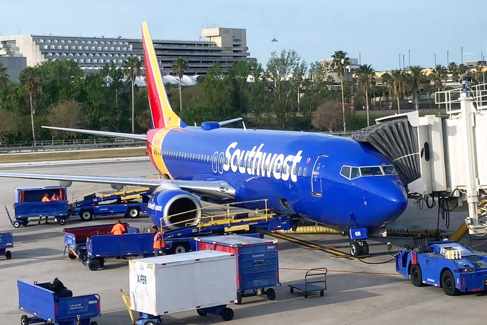 A pilot on a Southwest Airlines flight suffered an emergency mid-flight, forcing an off-duty pilot to take over and help safely land the plan (file photo).