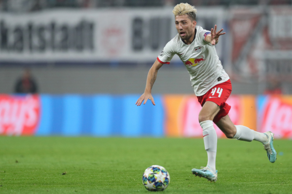 Kevin Kampl (29), hier im Spiel gegen St. Petersburg im vergangenen Herbst, tritt mit RB Leipzig in der nächsten Woche gegen Atlético Madrid an.