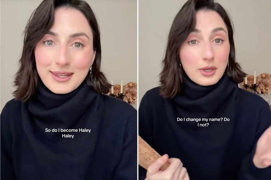 Auf TikTok bittet Haley ihre Follower um Hilfe bei der Namensentscheidung.
