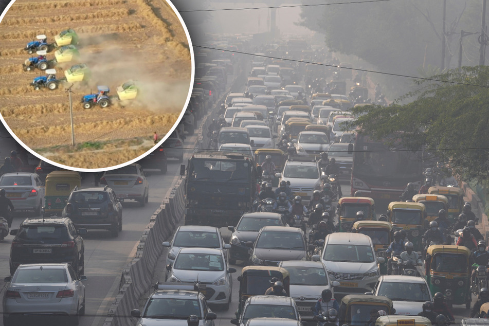 Leipzig: Leipziger Firma bekämpft Smog: Strohballen gegen stinkige Luft in Indien