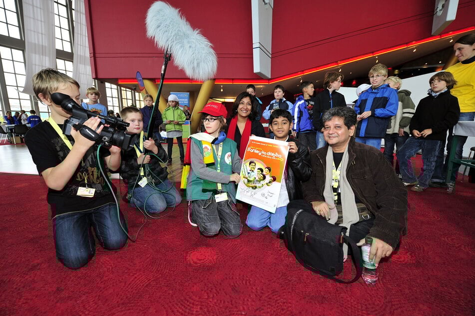 Schlingel bringt internationale Gäste nach Chemnitz: 2011 die Hauptdarsteller und Produzenten eines indischen Kinderfilms.
